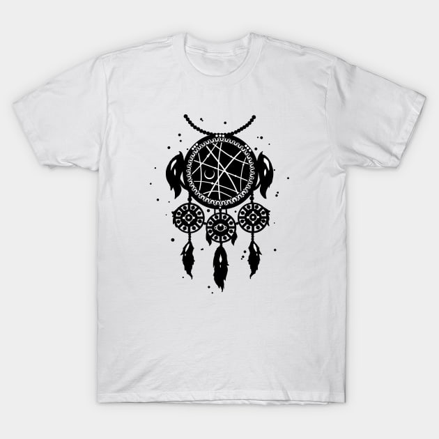 dream catcher and stars T-Shirt by AlexKstov